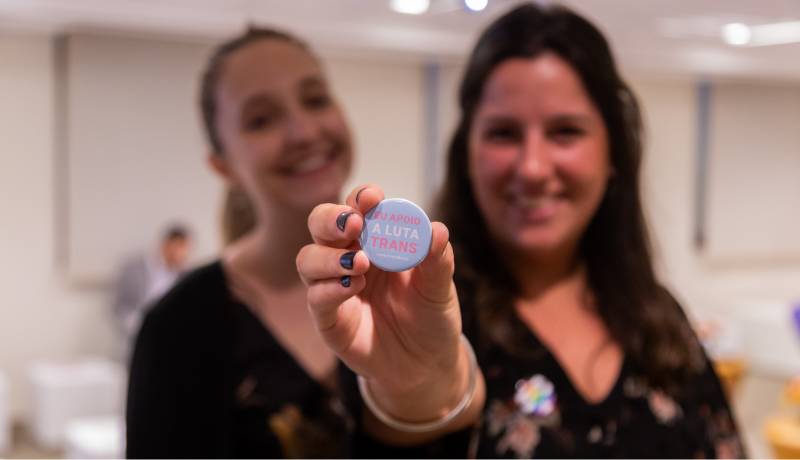 Evento do Mfriendly sobre visibilidade trans, realizado em 2019